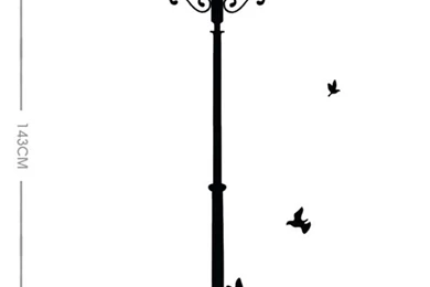 Cute Black Cat Cartoon Children Wall Sticker 50*70cm Stickers ...