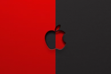 IPhone4 Wallpapers HD Apple Red And Black Pictures