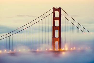 Golden Gate Bridge In The Fog Wallpapers
