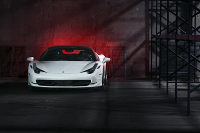 Ferrari 458 Italia White HD Wallpapers   Image