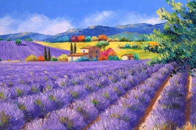 France Country Landscape   Jean Marc Janiaczyk Landscape Painting ...
