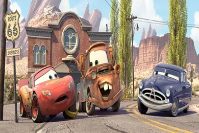 Wallpapers Lightning Mcqueen Tow Mater Red Car Hudson 1024x768 ...