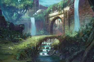 Nature Digital Painting Wallpapers Wide Desktop