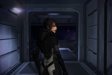 DeviantArt: More Like Kasumi And Shepard   The Kiss By Noble 6