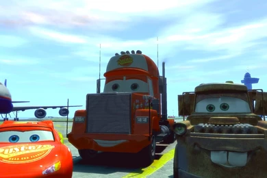 Mack Truck Tow Mater Lightning McQueen Disney Cars Crash Test ...