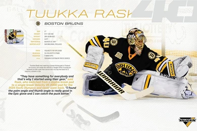 InGoal Desktop Wallpapers Presented By Vaughn Hockey – Tuukka Rask ...