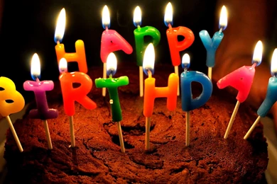 Happy Birthday Cake With Burning Candles Wallpapers – Free Full Hd ...