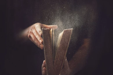 Old Book Hands Dust Desktop Wallpapers