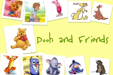 Pooh And Friends Collage   Winnie The Pooh Fan Art (30563481)   Fanpop