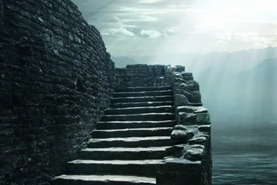 3D Design Stone Steps iPhone Wallpapers