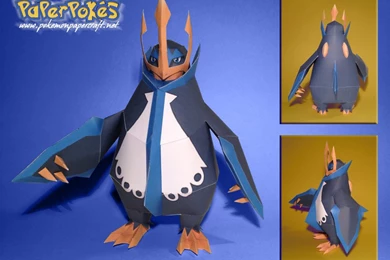 Empoleon Papercraft By Lyrin 83 On DeviantArt