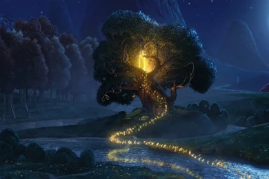 Evil, Fairy, Queen, Tinkerbell, Wallpaper, Blue, Tree, Pixie ...