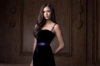 Nina Dobrev Black Dress HD Stupendous Wallpapers Free HD Wallpapers ...