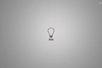 Think, Light Bulb, Typography, 1920x1200 HD Wallpapers And FREE ...
