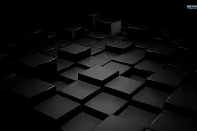 Black Wallpapers 3D Cubes