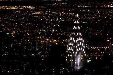 Chrysler Building At Night Wallpapers » WallDevil   Best Free HD ...