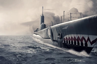 1366x768 Fantasy Submarine Wallpapers