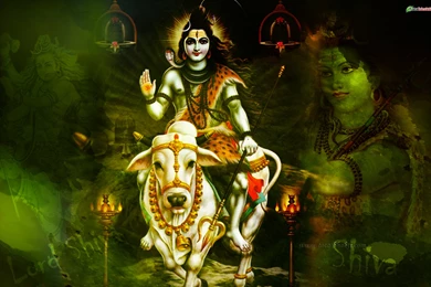 Shiva Wallpaper, Hindu Wallpaper, Lord Shiva Wallpapers, Green ...