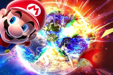 SuperHD.pics: Earth Mario Nintendo Super Mario Super Mario Galaxy ...