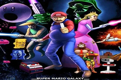 Mario Galaxy 408289 Wallpapers   (