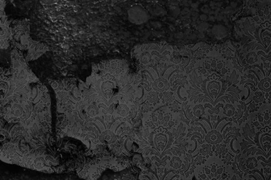 Smashed Black Wall Pattern