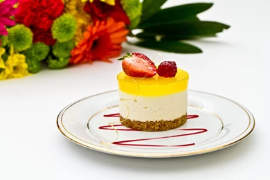 Sweet Strawberry Dessert Berries Food Wallpapers