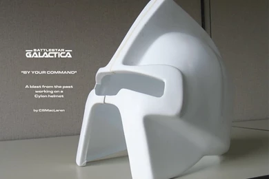 The Prop Den :: Cylon Helmet"By Your Command!"