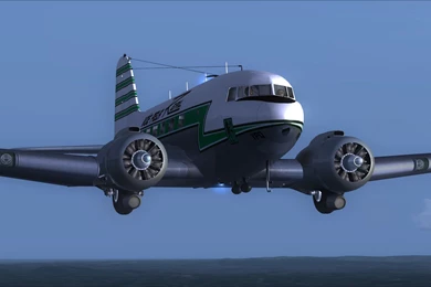 Real Airlines Douglas DC 3 For FSX