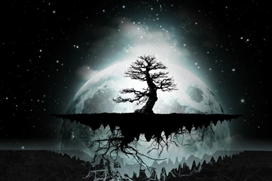 Moon Abstract Artwork Dark Digital Art Wallpapers