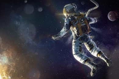 Artwork, Fantasy Art, Astronaut, Space, Stars, Sun, Digital Art ...