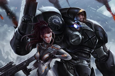 Video Games, StarCraft, Jim Raynor, Upscaled, Sara Kerrigan ...