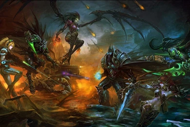 Wallpapers Sylvanas Arthas Starcraft Sarah Kerrigan Windrunner ...