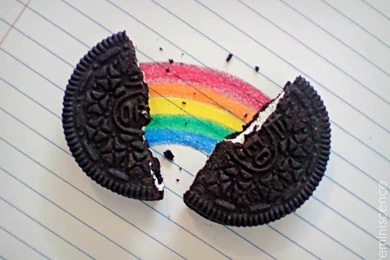 Raimbow Oreo's                   Oreo Wallpapers (36589132)   Fanpop