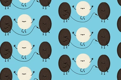 Oreos Cookies Playing Jump Rope Whatsapp Wallpapers   Kawaii ...