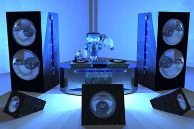 Wallpapers Sound Speaker Platinum Dj Blue Music Speakers 1024x768 ...