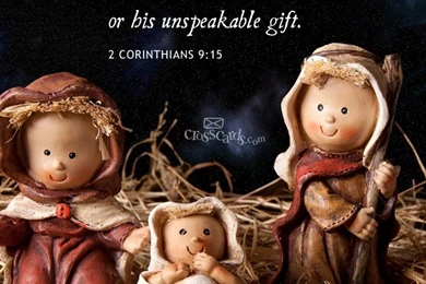 Dec 2012   Nativity Desktop Calendar  Free December Wallpapers