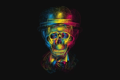 Full HD Wallpapers Skull Variegated Bowler, Desktop Backgrounds HD ...