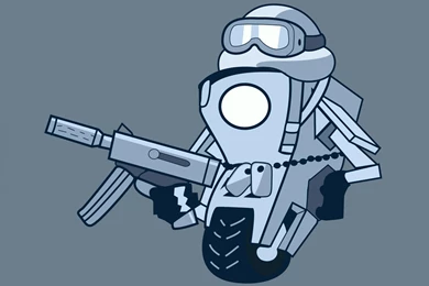 Borderlands Claptrap Smg Wallpapers