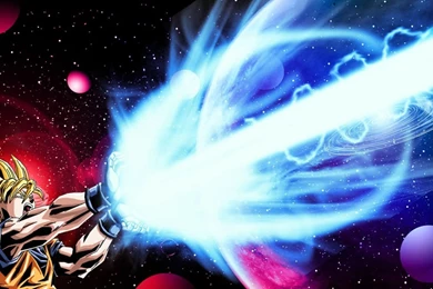 Wallpapers Super Saiyan Goku Kamehameha 1366x768