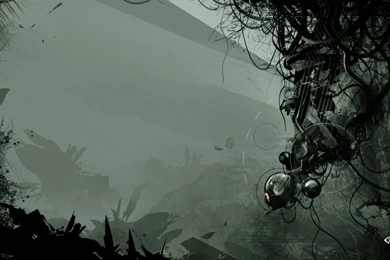 Download Wallpapers 1366x768 Black, Gray, Dark, Green, Surface ...