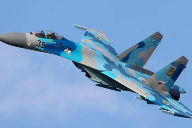 Sukhoi Su 27 Ukraine Air Force   (