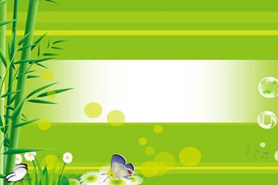 Green Flowers On Garden PPT Backgrounds, Green Flowers On Garden ...