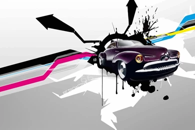 Retro Car Wallpapers Vector Art & Graphics
