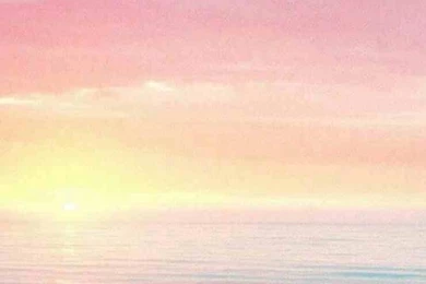 Wallpapers, Pink Sky, Yellow, Sunset,