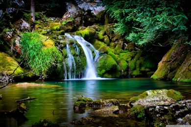 Waterfall Scenery HD Desktop Wallpapers : High Definition ...