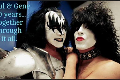 Paul Stanley And Gene Simmons   KISS Wallpapers (36910729)   Fanpop