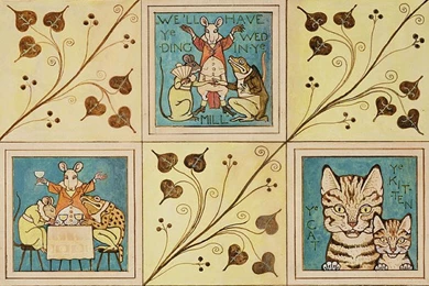 Design For Nursery Wallpapers Painting By Voysey