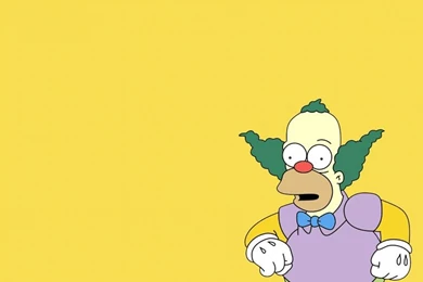 Awesome Cartoons Clowns The Simpsons Krusty The Clown Yellow ...