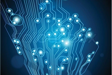 Abstract Blue Technology Backgrounds