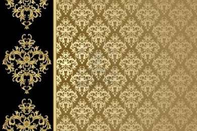 Black And Gold Abstract